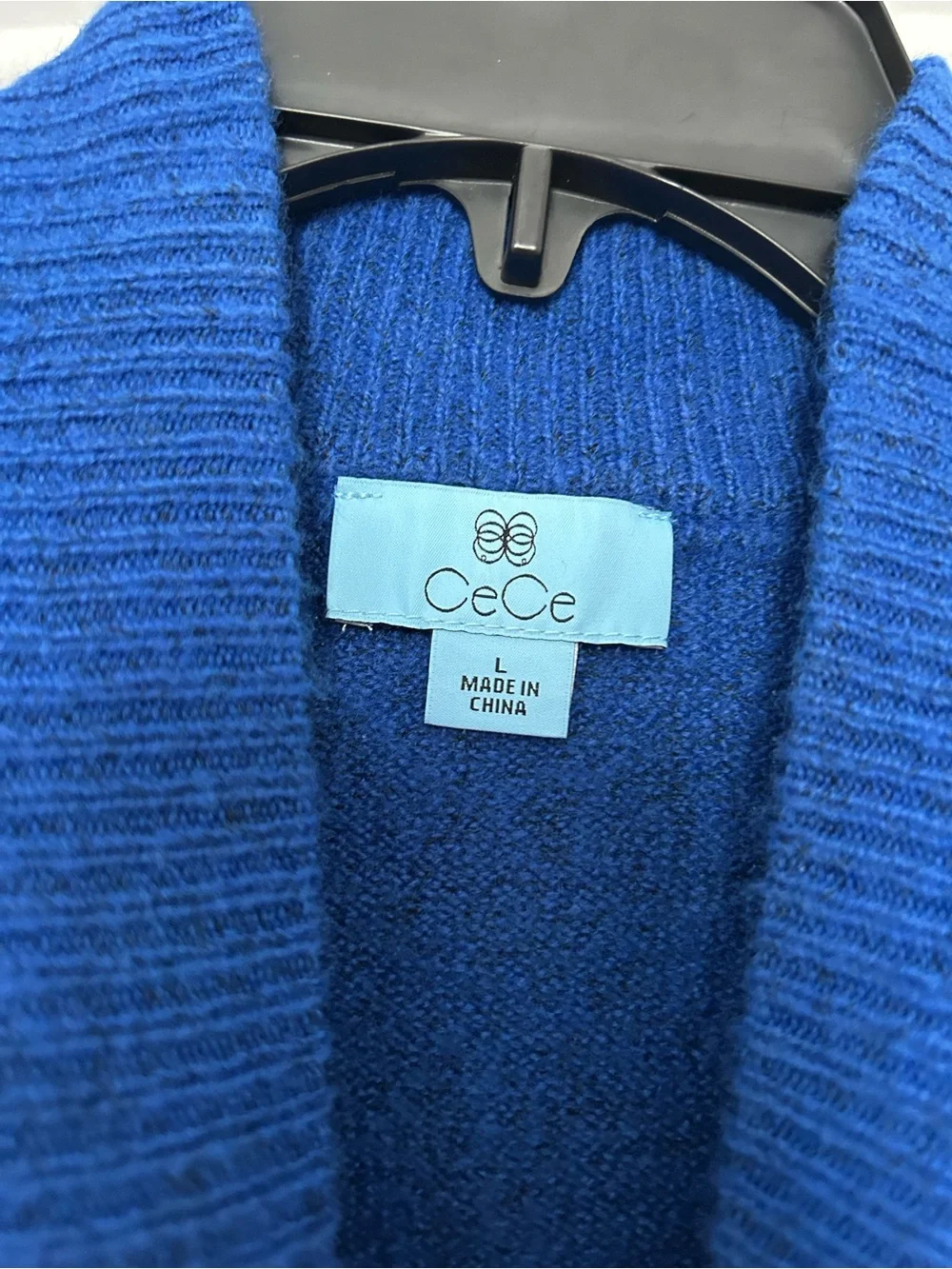 CeCe Royal Blue Turtleneck Sweater
